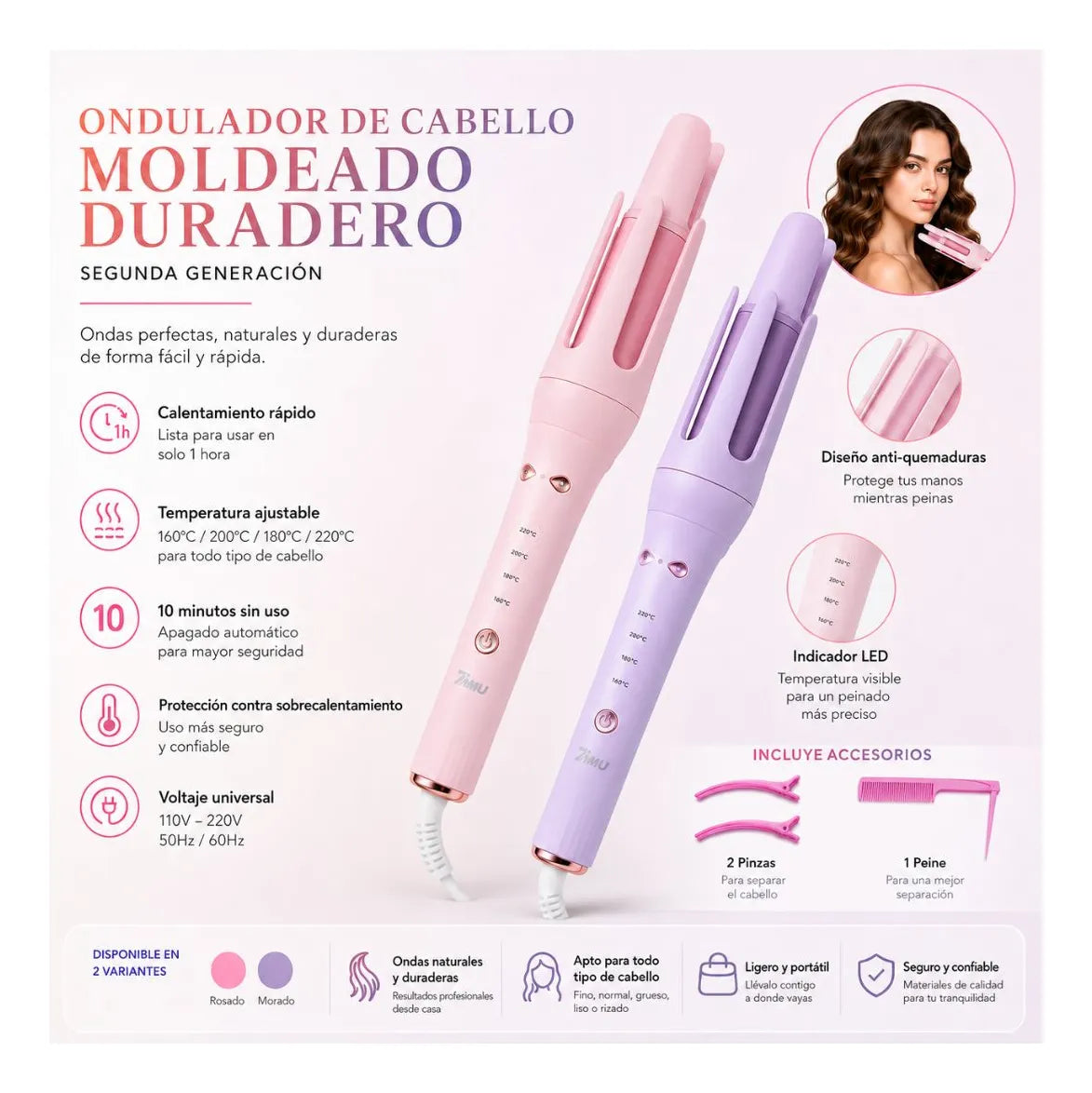 Rizadora Automática Profesional