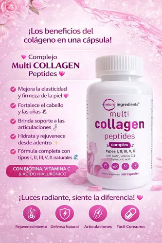 Multi Colageno Peptides 60 Cap