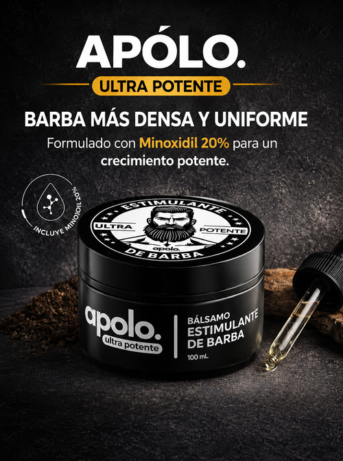 APOLO – Estimulante de Barba Premium