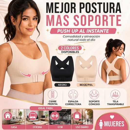 Sostenes con Corrector de Postura y Efecto Push Up