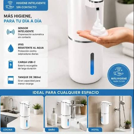 Dispensador de Jabón Automático con Sensor Inteligente